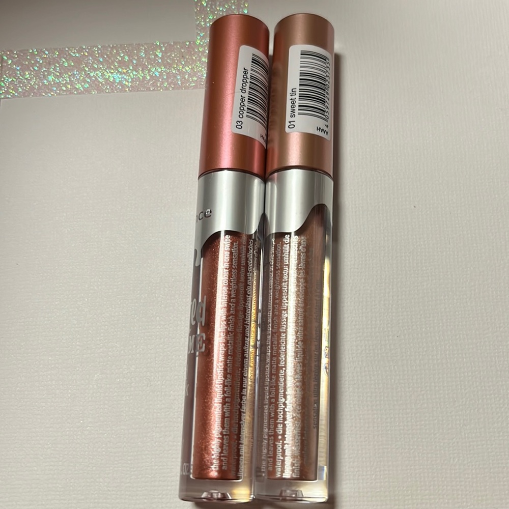 2pc Essence Melted Chrome Lipstick